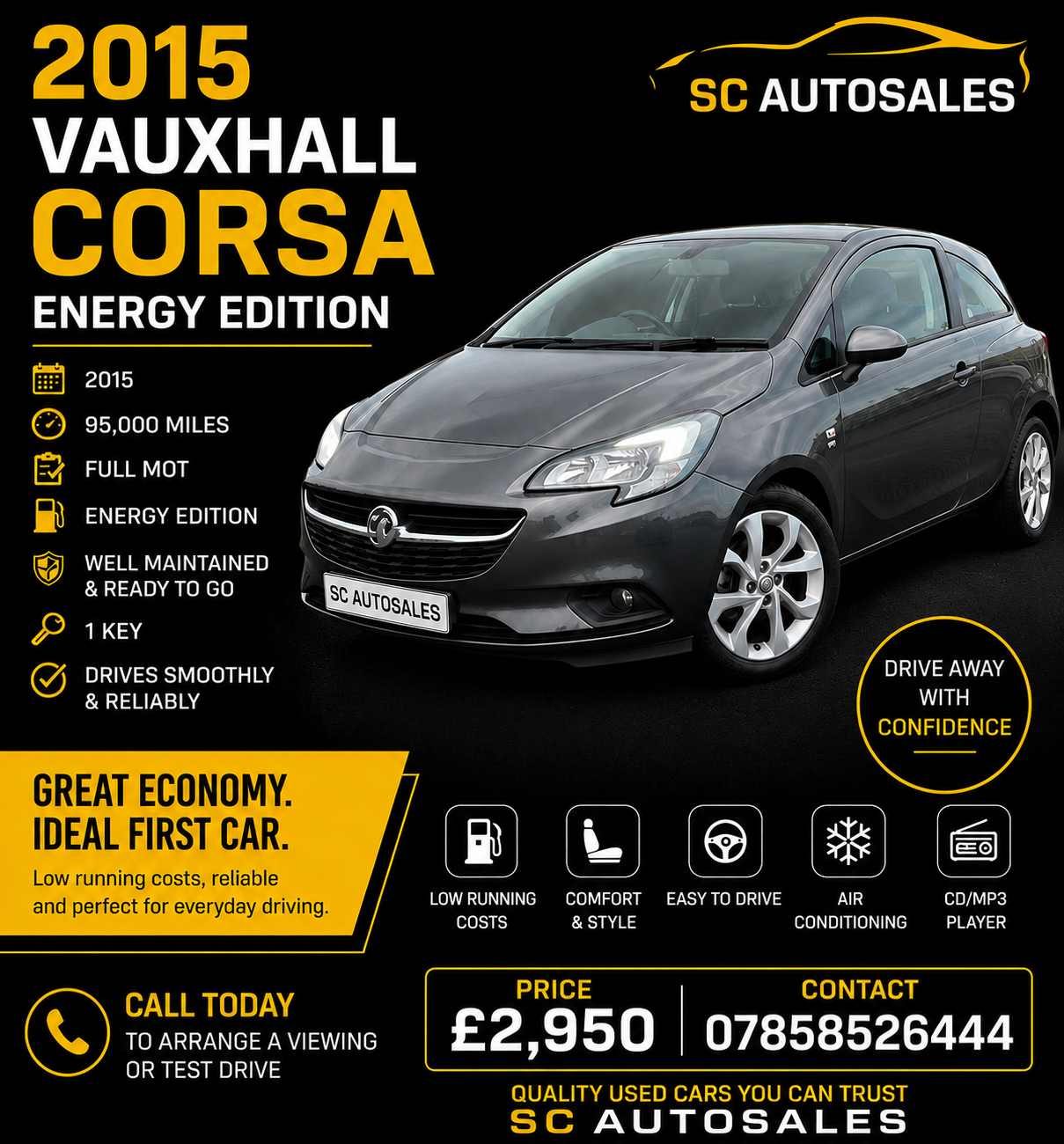 Vauxhall Corsa, 2015 for sale